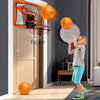 Eggracks by Global Phoenix - Indoor Mini Basketball Hoop Set Over Door Basketball Hoop with 4 Inflatable Balls Electric Audio Scorer Foldable Basket Gift for Kids and Adults