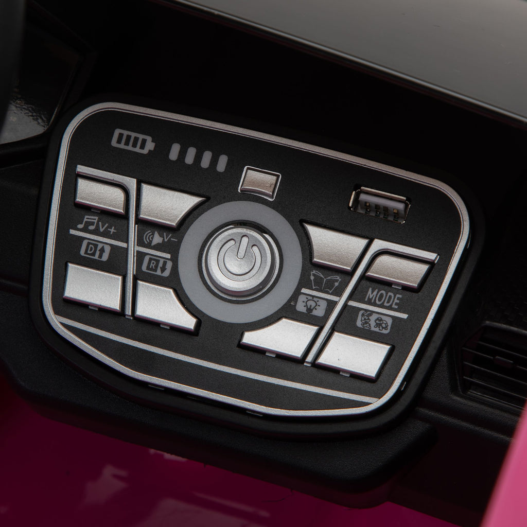 FX070 - 24V Kids Electric Car, Battery Powered Sports Car w/ 2.4G Remote Control, LED Lights, Music, USB, High-Low Speed, Drifting, Gift for Children 3-8