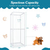 Linx Deals - Stuffed Animal Storage PVC Plush Organizer Shelf Plush Stuffed Animal Holder Standing Kids Toy Storage Cage