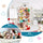 Linx Deals - Stuffed Animal Storage PVC Plush Organizer Shelf Plush Stuffed Animal Holder Standing Kids Toy Storage Cage