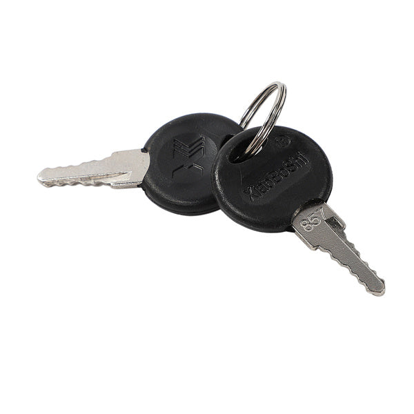 inQ Boutique - 19'' 2U Steel Plate DJ Drawer Equipment Cabinet with Keys Black