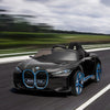 COOLMORE - Licensed BMW I4,12v Kids ride on car 2.4G W/Parents Remote Control,electric car for kids,Three speed adjustable,Power display, USB,MP3 ,Bluetooth,LED light,Two-point safety belt,story
