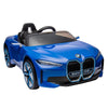COOLMORE - Licensed BMW I4,12v Kids ride on car 2.4G W/Parents Remote Control,electric car for kids,Three speed adjustable,Power display, USB,MP3 ,Bluetooth,LED light,Two-point safety belt,story