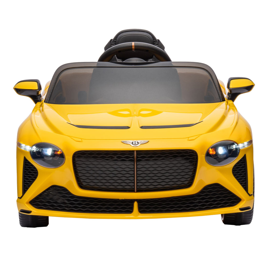 COOLMORE - Licensed Bentley Mulsanne,12v7A Kids ride on car 2.4G W/Parents Remote Control,electric car for kids,Three speed adjustable,Power display, USB,MP3 ,Bluetooth,LED light,Three-point safety belt