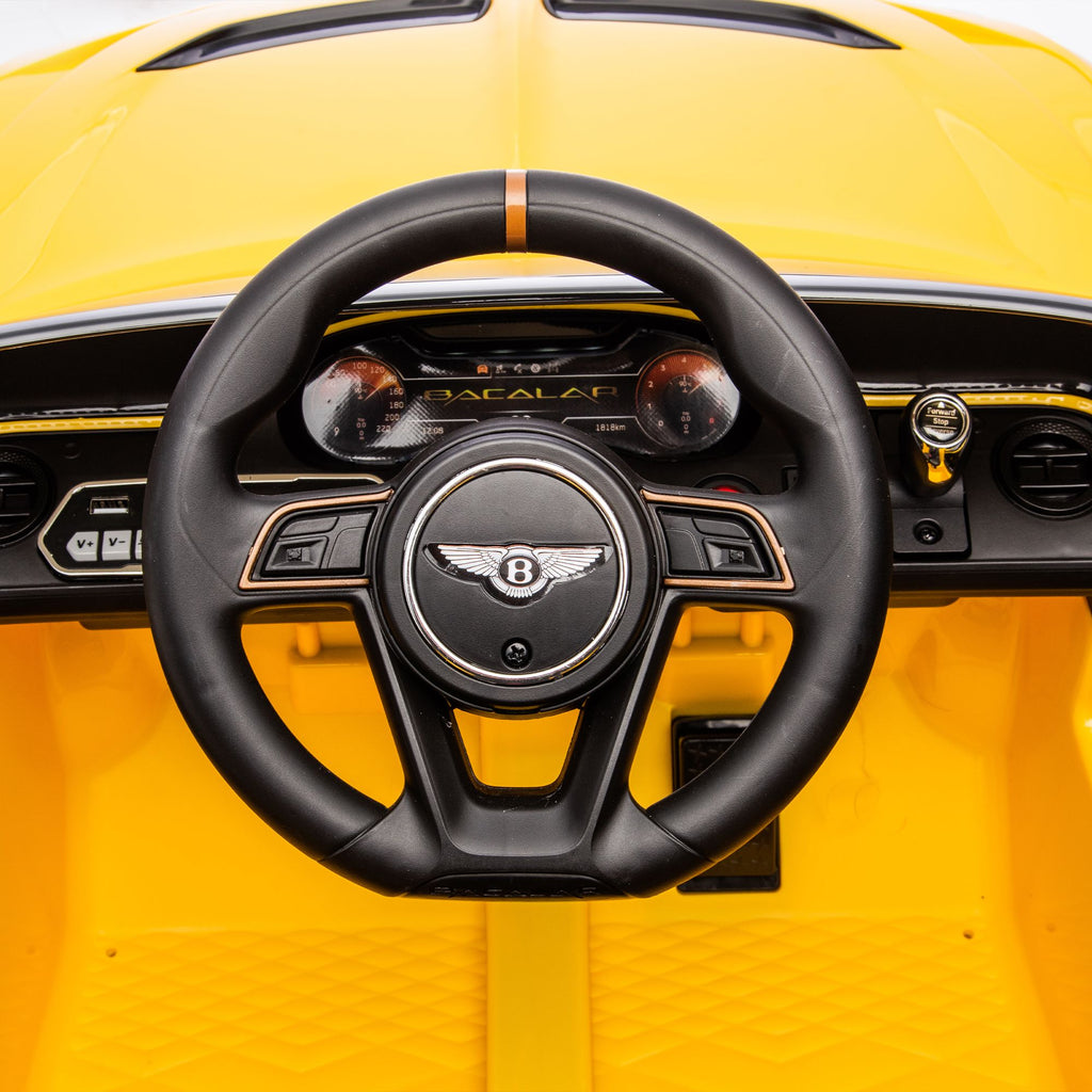 COOLMORE - Licensed Bentley Mulsanne,12v7A Kids ride on car 2.4G W/Parents Remote Control,electric car for kids,Three speed adjustable,Power display, USB,MP3 ,Bluetooth,LED light,Three-point safety belt