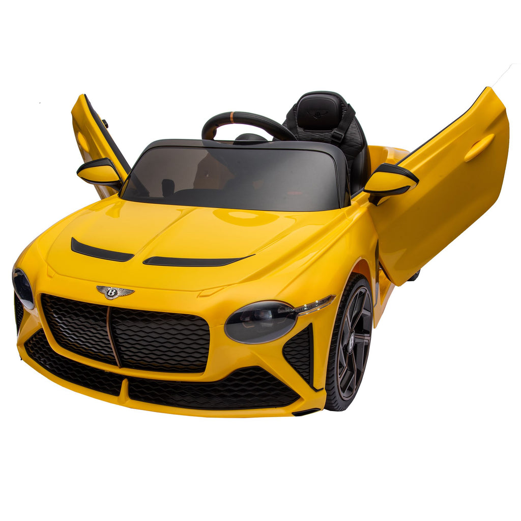 COOLMORE - Licensed Bentley Mulsanne,12v7A Kids ride on car 2.4G W/Parents Remote Control,electric car for kids,Three speed adjustable,Power display, USB,MP3 ,Bluetooth,LED light,Three-point safety belt