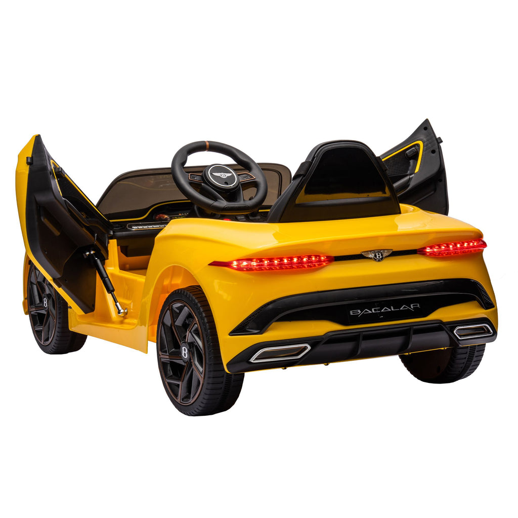 COOLMORE - Licensed Bentley Mulsanne,12v7A Kids ride on car 2.4G W/Parents Remote Control,electric car for kids,Three speed adjustable,Power display, USB,MP3 ,Bluetooth,LED light,Three-point safety belt