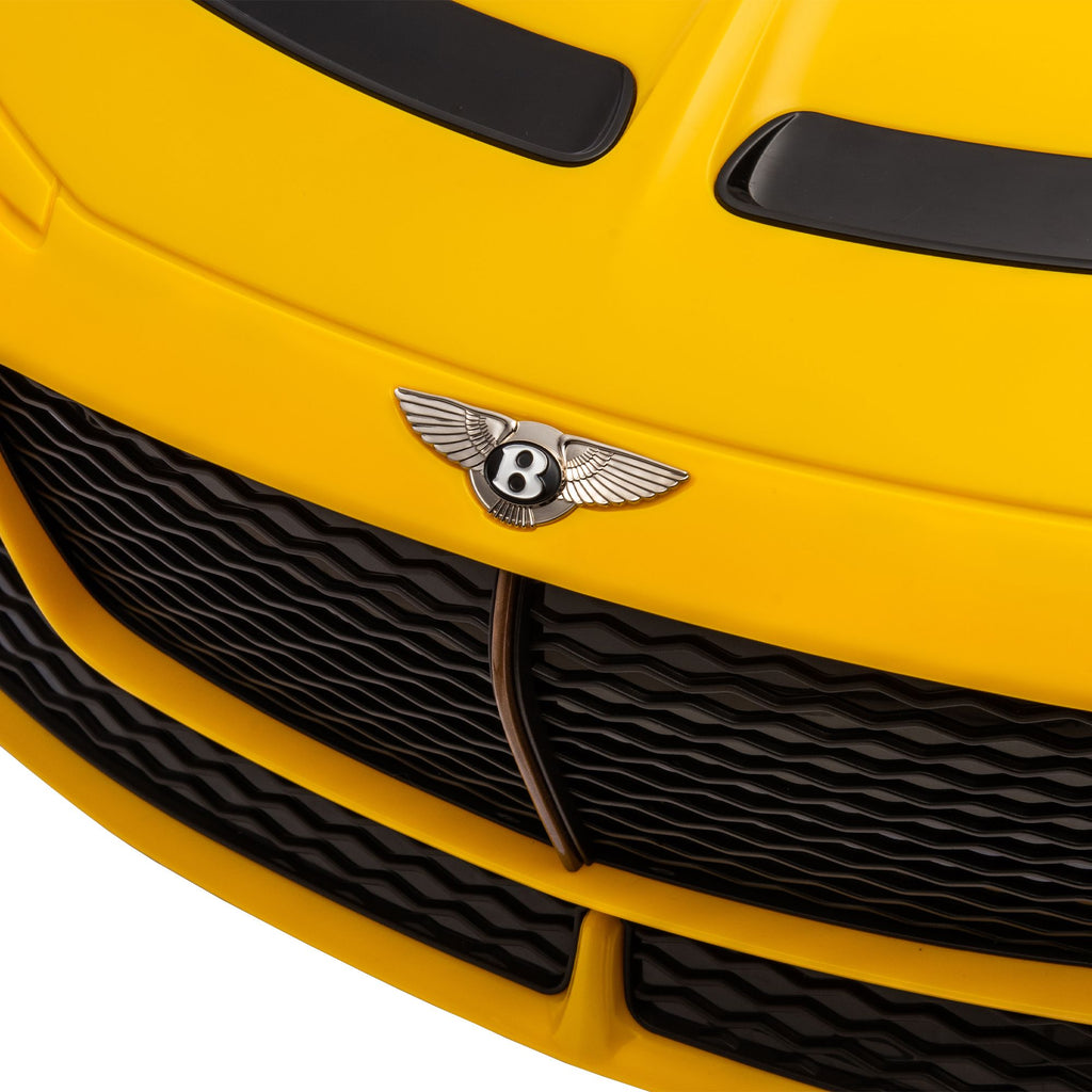 COOLMORE - Licensed Bentley Mulsanne,12v7A Kids ride on car 2.4G W/Parents Remote Control,electric car for kids,Three speed adjustable,Power display, USB,MP3 ,Bluetooth,LED light,Three-point safety belt