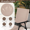 Hooya Imp.& Exp.  - 3 Pieces Outdoor Bistro Set with 2 Folding Chairs