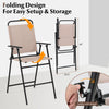 Hooya Imp.& Exp.  - 3 Pieces Outdoor Bistro Set with 2 Folding Chairs