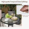 Hooya Imp.& Exp.  - 3 Pieces Outdoor Bistro Set with 2 Folding Chairs