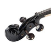 inQ Boutique - [Do Not Sell on Amazon]Glarry GV102 4/4 Solid Wood EQ Violin Case Bow Violin Strings Shoulder Rest Electronic Tuner Connecting Wire Cloth Black