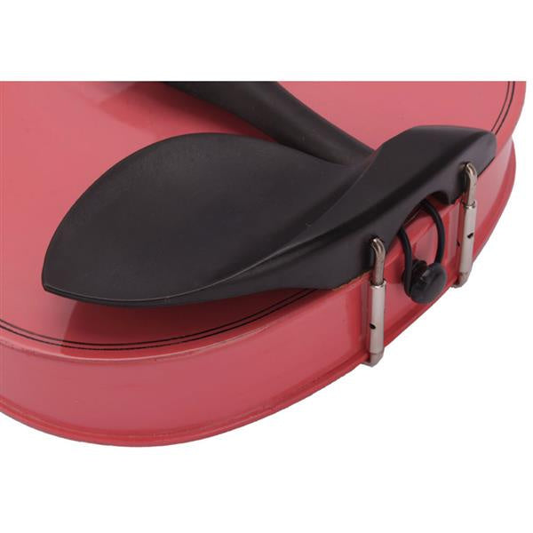 inQ Boutique - New 1/8 Acoustic Violin Case Bow Rosin Pink