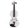inQ Boutique - [Do Not Sell on Amazon]Glarry GV102 4/4 Solid Wood EQ Violin Case Bow Violin Strings Shoulder Rest Electronic Tuner Connecting Wire Cloth White