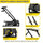 One Leopard - Fruyyzl G29 G920 Racing Wheel Stand, Height Adjustable & Foldable Steering Wheel Stand for Logitech G923 G25 G27,Supporting Thrustmaster T80 T150 TX F430 Gaming Wheel Stand(Wheel Pedals NOT Included)