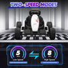 FX070 - Electric GoKart Pro, Kids Racing Car, Outdoor Ride On Toy with MP3 for Kids Aged 4-16, Black and White