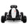 FX070 - Electric GoKart Pro, Kids Racing Car, Outdoor Ride On Toy with MP3 for Kids Aged 4-16, Black and White