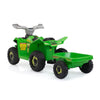 FX070 - Children's Beach Car - with Trailer - Green