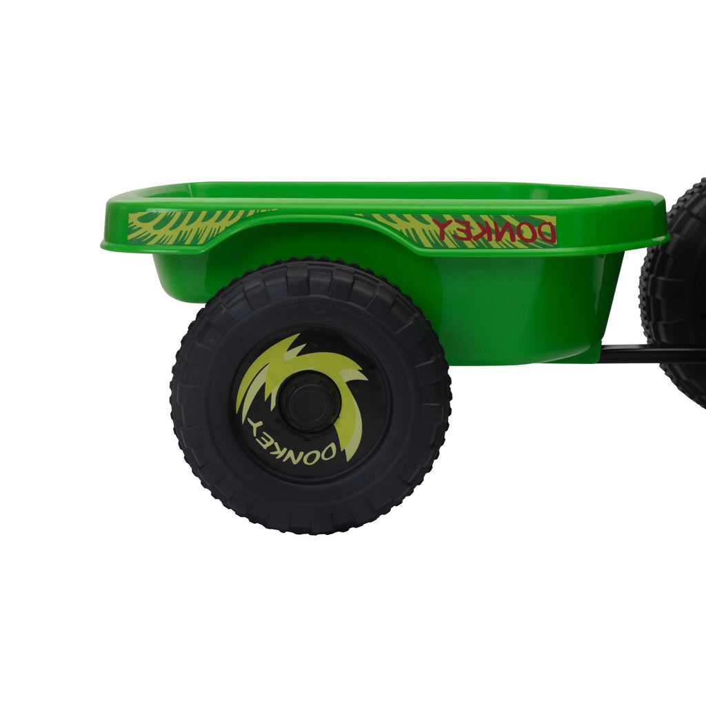 FX070 - Children's Beach Car - with Trailer - Green