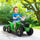 FX070 - Children's Beach Car - with Trailer - Green