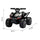 FX070 - Kids Ride-on ATV, 6V Battery Powered Electric Quad Car with Music, LED Lights and Spray Device, 4 Wheeled Ride-on Toy for Toddlers Age 3-5, Black