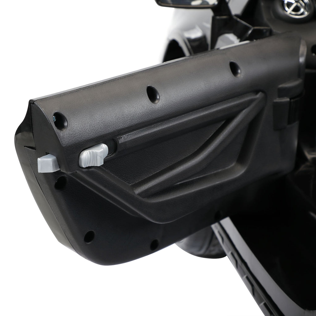 FX070 - Licensed Mercedes Benz AMG 6V Kids Ride On Electric Car with Remote Control, Story Education AUX, Black