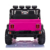 FX070 - 12V kids Ride On Jeep with Remote Control, Electric Car for Kids 3-8 Years, 3 Speeds, LED Lights, MP3 Player - Rose Red