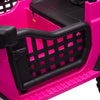 FX070 - 12V kids Ride On Jeep with Remote Control, Electric Car for Kids 3-8 Years, 3 Speeds, LED Lights, MP3 Player - Rose Red