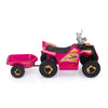 FX070 - Children's Beach Car - with Trailer - Pink
