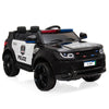 inQ Boutique - 12V Kids Police Ride On Car Electric Cars 2.4G Remote Control, LED Flashing Light, Music & Horn.