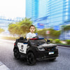 inQ Boutique - 12V Kids Police Ride On Car Electric Cars 2.4G Remote Control, LED Flashing Light, Music & Horn.