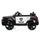 inQ Boutique - 12V Kids Police Ride On Car Electric Cars 2.4G Remote Control, LED Flashing Light, Music & Horn.