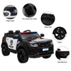 inQ Boutique - 12V Kids Police Ride On Car Electric Cars 2.4G Remote Control, LED Flashing Light, Music & Horn.