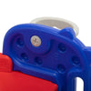 FX070 - 3 in 1 Freestanding Toddler Slide;  Indoor Outdoor Playground with Basketball Hoop and Ball for Kids Under 3 Years