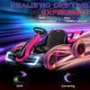Yeah Depot - Aosom 24V 7.5 MPH Electric Go Kart with Adjustable Seat, Drifting Car Battery Powered Ride on Toy Outdoor with Slow Start, Button Start, Music, Honking Horn, Lights, for 6-12 Years Old, Pink