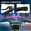 Yeah Depot - Aosom Electric Dirt Bike with Twist Grip Throttle, 24V 350W Off-Road Electric Motorcycle, Up to 15 MPH with Brake, Music Horn, Rear Suspension for Ages 13+ Years, Green