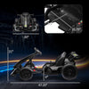 Yeah Depot - Aosom 24V 7.5 MPH Electric Go Kart with Adjustable Seat, Drifting Car Battery Powered Ride on Toy Outdoor with Slow Start, Button Start, Music, Honking Horn, Lights, for 6-12 Years Old, Black