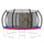 Yeah Depot - 12FT Trampoline with Enclosure - Recreational Trampolines with Ladder, ASTM Approval Outdoor Trampoline for Kids