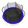 Yeah Depot - 12FT Trampoline with Enclosure - Recreational Trampolines with Ladder, ASTM Approval Outdoor Trampoline for Kids