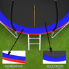 Yeah Depot - 12FT Trampoline with Enclosure - Recreational Trampolines with Ladder, ASTM Approval Outdoor Trampoline for Kids