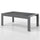 Yeah Depot - All-Weather Aluminum Outdoor Coffee Table, Modern Coffee Table for Outside, Rectangle Patio Coffee Table-Gray