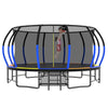 Yeah Depot - 16FT Trampoline with EnclosureRecreational Trampolines with Ladder and AntiRust Coating, ASTM Approval Outdoor Trampoline for Kids