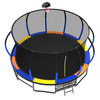 Yeah Depot - 16FT Trampoline with EnclosureRecreational Trampolines with Ladder and AntiRust Coating, ASTM Approval Outdoor Trampoline for Kids