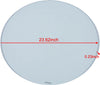 Yeah Depot - Tempered clear glass top,60CM