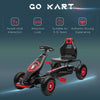 Yeah Depot - Aosom Kids Pedal Go Kart Ride-on Toy with Ergonomic Comfort, Pedal Car with Tough, Wear-Resistant Tread, Go Cart Kids Car for Boys & Girls with Suspension System, Safety Hand Brake, Ages 5-12, Red