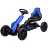 Yeah Depot - Aosom Kids Pedal Go Kart, Outdoor Ride on Toy with Adjustable Seat, Swing Axle, Handbrake, 4 Non-Slip EVA Wheels for Boys and Girls Aged 3-8 Years Old, Blue