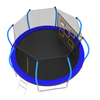 Yeah Depot - 14FT Trampoline with Enclosure - Recreational Trampolines with Ladder, ASTM Approval Outdoor Trampoline for Kids