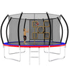 Yeah Depot - 14FT Trampoline, Outdoor Trampolines for Kids and Adults, Recreational Trampoline with Enclosure Net & Ladder, Round Trampoline ASTM Approved