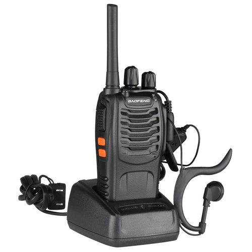 inQ Boutique - Baofeng BF-88A 5W FRS Frequency Handheld Walkie Talkie Black (2pcs/Pair)