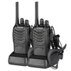 inQ Boutique - Baofeng BF-88A 5W FRS Frequency Handheld Walkie Talkie Black (2pcs/Pair)